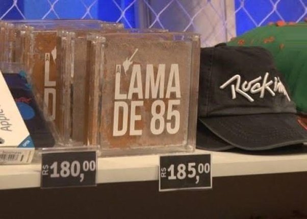Lama do Rock in Rio vendida a 185 reais